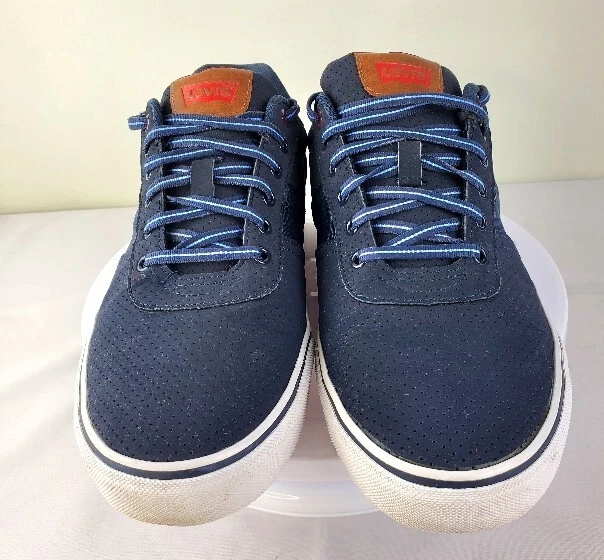 Levi's Men's Miles Blue & Tan Fashion Sneakers Size 10 US 51777717A1