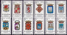 Spain 1964 New Mint MNH Edifil 1551-1562 Scott 1069-1080 Escudos