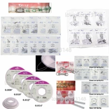 Dental Orthodontic Niti Alloy Open Coil Spring Closed Coil Spring Open & Closed