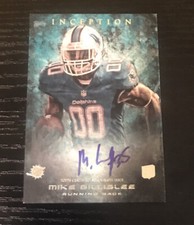 2013 Topps Inception Mike Gillislee Rookie Auto 