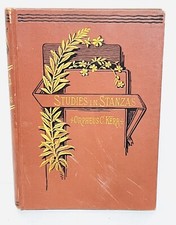 STUDIES IN STANZAS Orpheus C. Kerr (Robert Henry Newell) 1882 1st Ed Hardcover
