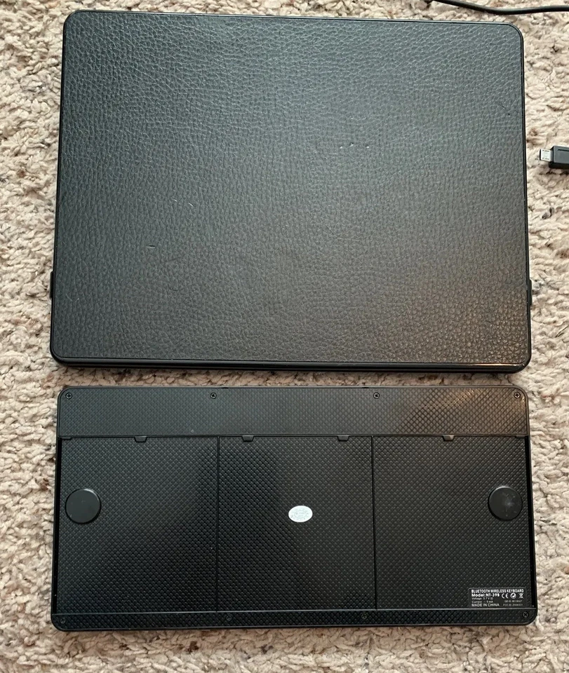 Nuevo teclado inalámbrico para iPad Trent negro - probado y funcionando con acorde de conexión Foto 3 de 4