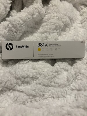 HP 981YC Yellow High Yield Pagewide Cartridge