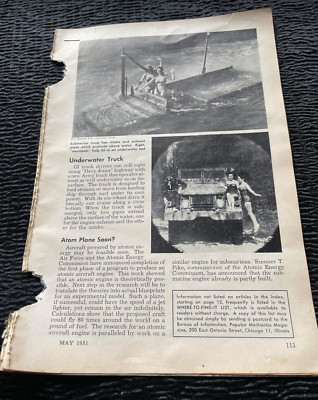 May 1951 Popular Mechanics PAGES Article Race For Fun Marjorie Grant Heilman