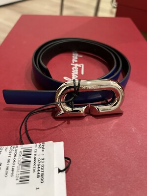New Salvatore Ferragamo Gancio Ellipse Reversible Women  display picture 2