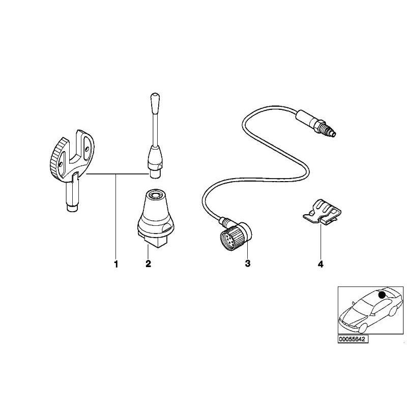 Original BMW 84506907083 - Antennenstrahler Dualband NETZ GSM 