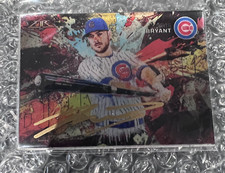 Kris Bryant - 1/1 TYSON BECK X TOPPS AUTOGRAPHED 2015 FIRE METAL CARD 🔥