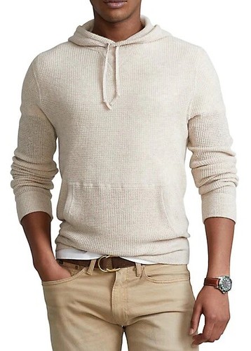 Washable Cashmere Hooded Sweater - Size 