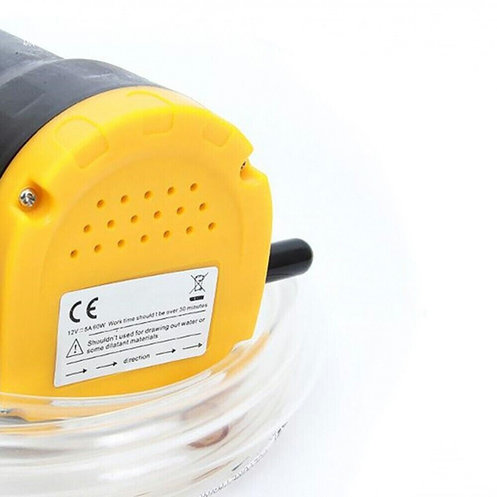 12V 60W Oil/Diesel Fluid Pump Extractor Scavenge Oil Change Pump