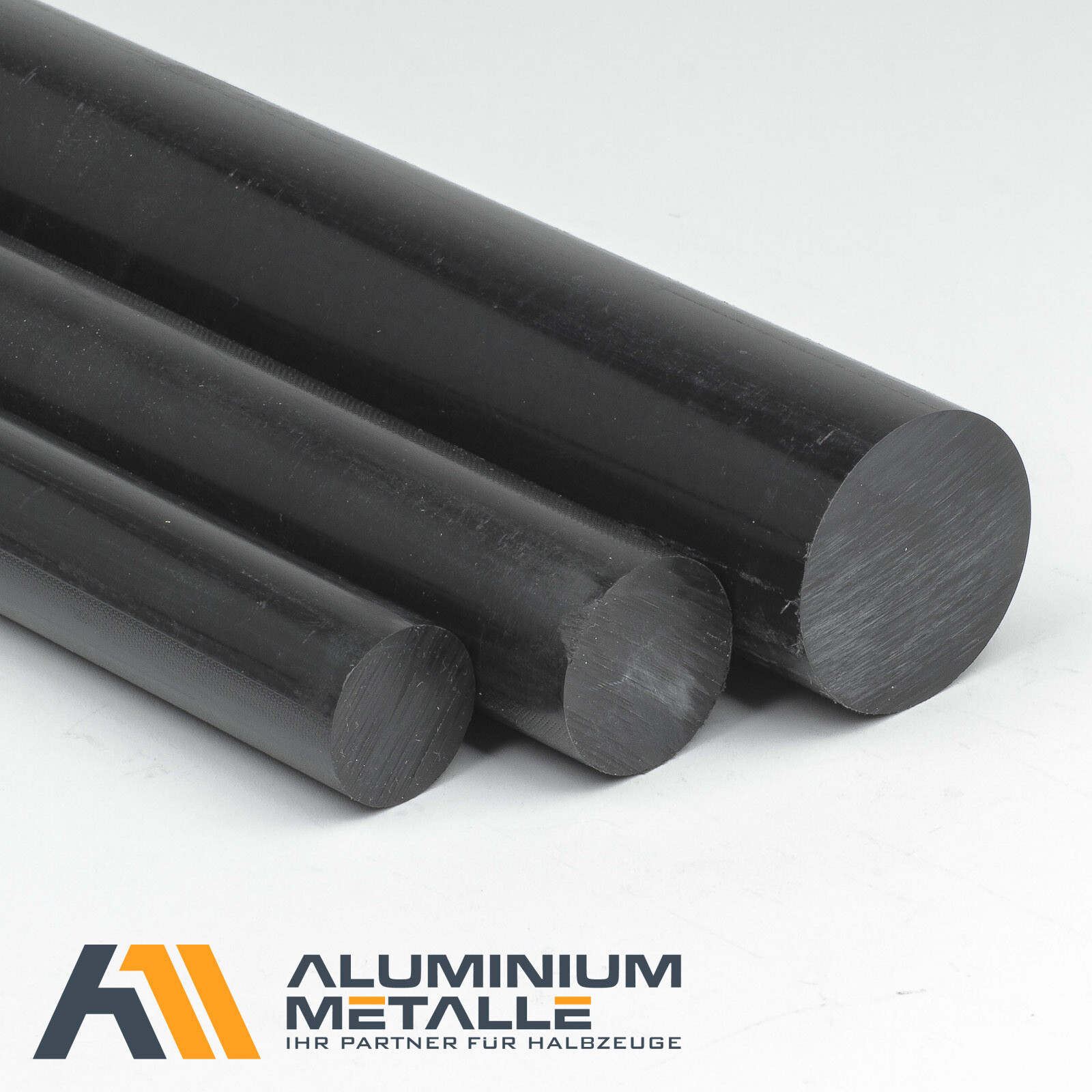 PVC Rundstab 30mm Schwarz - 1 Meter Kunststoffstab Für DIY Projekte