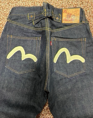 Evisu Jeans Denim Lot.2504XX No.2 W31 L35 Rigid Made in Japan | eBay