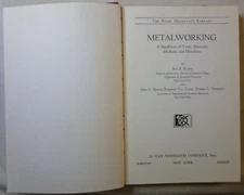 Metalworking by Ray Haines - 1945-1st - Vintage Home Mechanic's Library. 18298