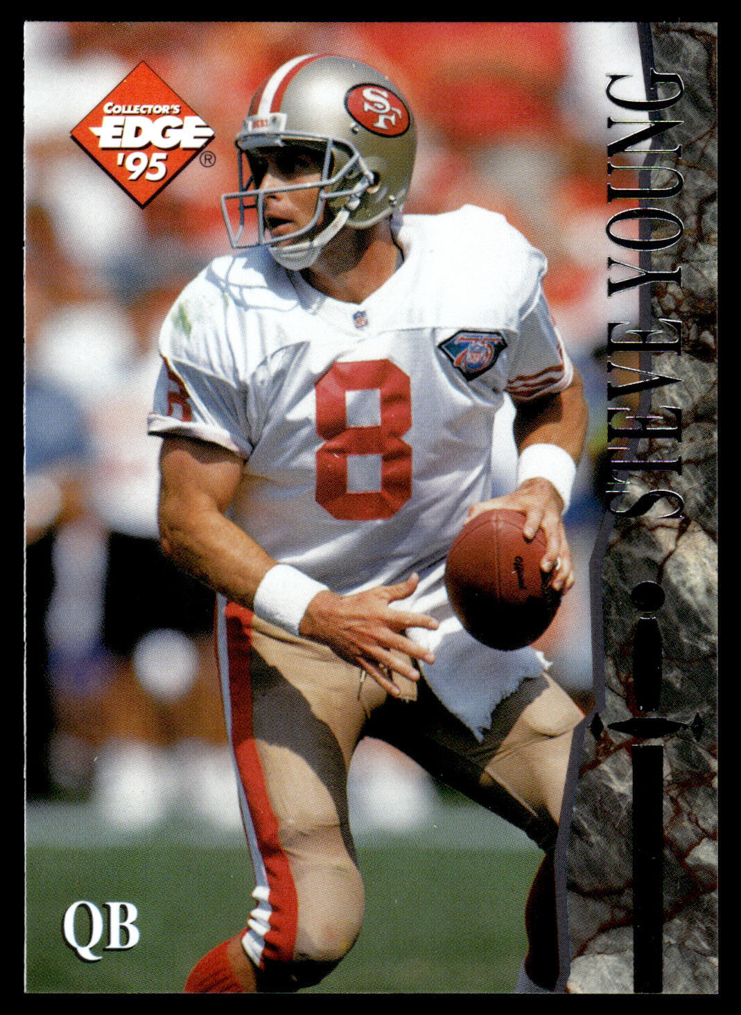 1995 Collector's Edge Excalibur #139 Steve Young Die Cuts