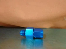 FRAGOLA 495005 BLUE ALUMINUM 6 MALE TO 6 FEMALE GAUGE ADAPTER