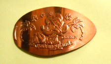 Tokyo Disneyland elongated penny JAPAN cent Mickey Mouse souvenir coin Palm Tree