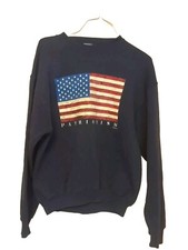 American flag Patriotism Y2K Vintage Jerzees Super Sweats Sweatshirt Size Medium