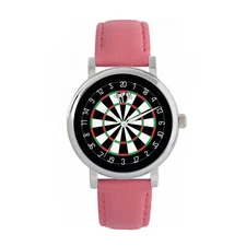 Toff London TLWS-31100 Ladies White Dartboard 180 Watch