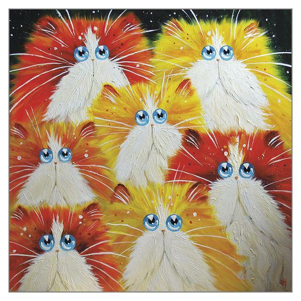 Gingerama Funny Cat Greeting Card Kim Haskins Humorous Blank Greetings Cards