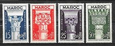 N°315** à 318** TIMBRE MAROC - MOROCCO - Série complète - Chapiteaux - TTB - MNH