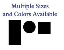 Patch And Cover Up Vinyl Decals Pick Your Size Color and Shape