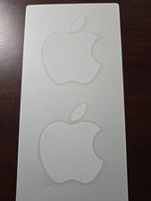 Apple logo genuine OEM MacBook Pro 2 white 2" stickers decals