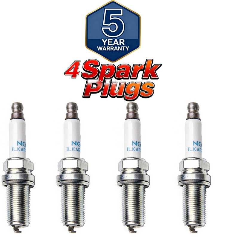 SPARK PLUG IRIDIUM SET x4 RANGE LR4 RR SPORT V8 5.0L LR032080 NGK LAND ROVER