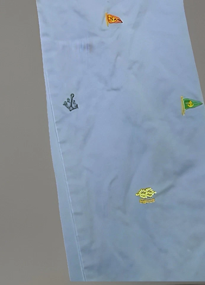 Chinos para hombre Ralph Lauren con temática náutica bordados calce recto 36x32 Foto 2 de 4