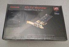 Diamond ATI TV Wonder HD 650 PCI Digital and Analog Dual TV Tuner and DVR