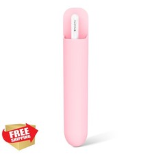 MoKo Silicone Pencil Sleeve Flowers Pink Apple Pencil Case