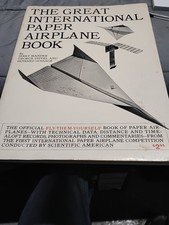 The Great International Paper Airplane Book 1967 Flying Planes Activities Crafts