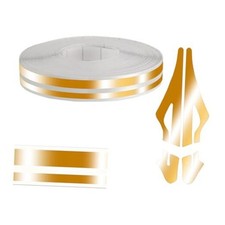 32Ft Car Pinstriping Tape, Vinyl Pin Striping Decals Car Trim Stripe Tape Gold