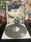MADONNA True Blue VG++ SILVER VINYL W/HYPE STICKER W/POSTER