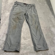Ariat FR M4 Boot Pants Mens 36x31 Gray Flame Resistant Work Jeans CAT 2