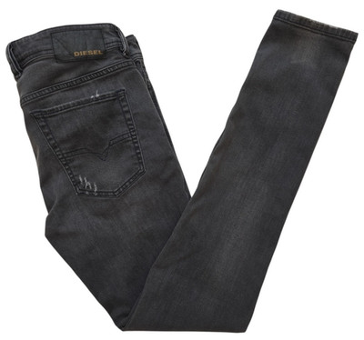 Diesel Sleenker-X Jeans Mens W32 L32 Grey Slim Skinny Fit Stretch Denim Pants
