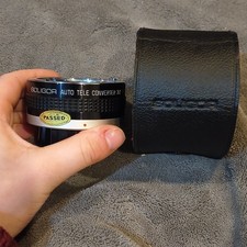 Soligor 2X Tele Converter Lens Adapter Twist-On for Pentax K with Case