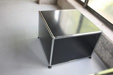 USM Haller moduł kostki stolik boczny czarny 50cm półka czasopisma odbiór