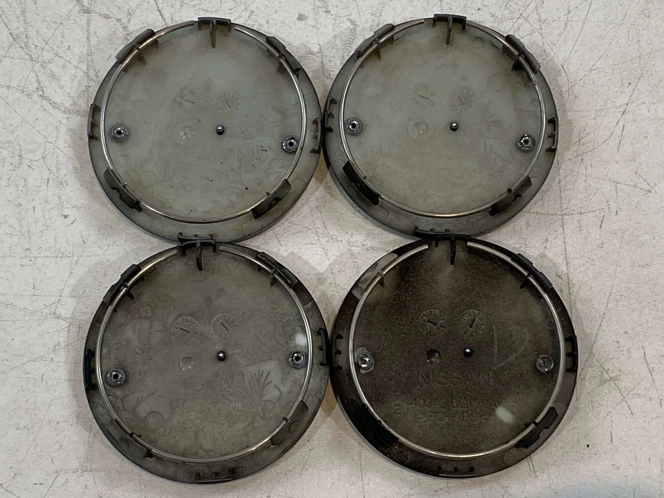Fits 2018 - 2024 INFINITI QX80 Wheel Center Cap Black Set of 4 403436GW0A OEM - Image 3 of 4