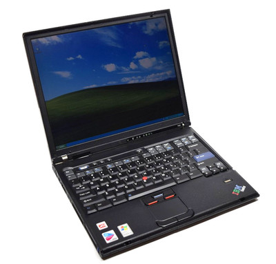 IBM Thinkpad T43 Intel Pentium M 2GHz 1GB RAM 80GB HDD Windows XP SP3 *READ*