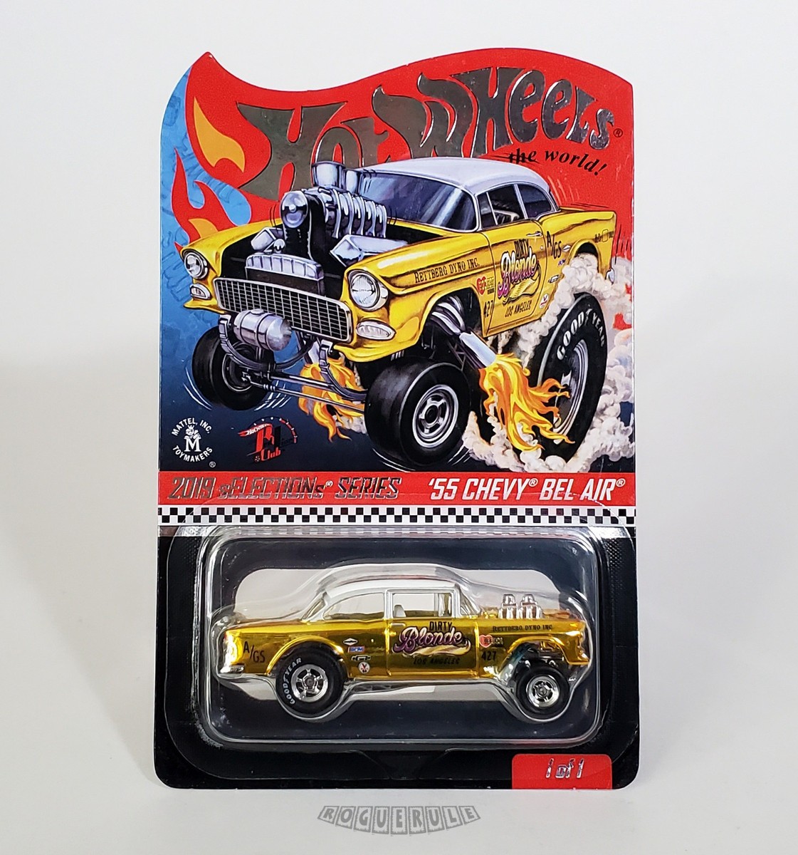 🚦Hot Wheels 2019 RLC Red Line Club sELECTIONs '55 Chevy Bel Air