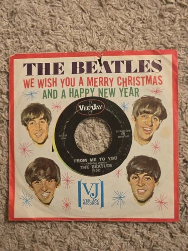 THE BEATLES 45RPM WE WISH YOU A MERRY CHRISTMAS SCARCE 1964 ORIGINAL!!!