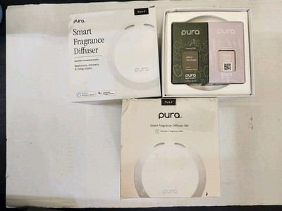 PURA 4 Smart Fragrance Diffuser SET w/ Apple & Lavender NOT RECALLED MODEL!