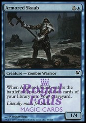 Armored Skaab #43 Foil Innistrad MTG
