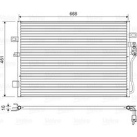 Valeo 822625 Kondensator Klimaanlage FüR Fiat Dodge Freemont Journey VAN 345 JC