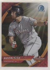 2016 Bowman Chrome 2015 AFL Fall Stars Gold Refractor 44/50 Austin Dean 8ju