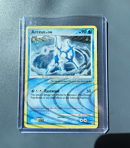 Pokémon TCG Arceus AR4 Arceus Holo Rare Basic Lv.100 90 HP English 2009
