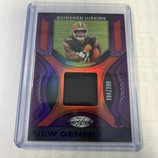 2025 Panini Certified New Generation Quinshon Judkins Patch Purple /399 Rookie