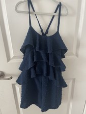Habitual Girls Size 12 navy Shorts Romper