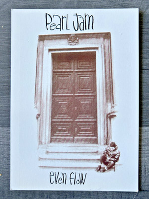Pearl Jam Even Flow Postcard Vintage Music Merchandise Photo Picture Art Band