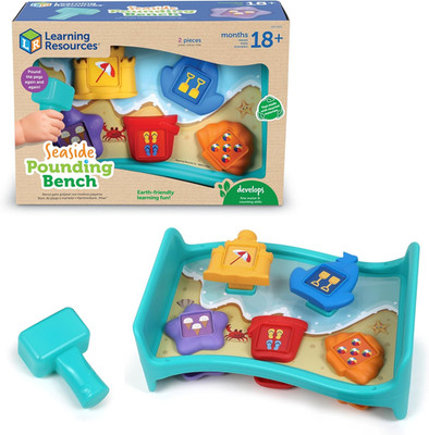 Learning Resources Strand-Pochtisch, Feinmotorik-Spielzeug Ab 18 Monaten, Montes