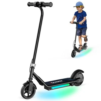 ISCOOTER Elektro-Scooter Für Kinder LED E Scooter Schnellladung Elektro Roller Alter 6+